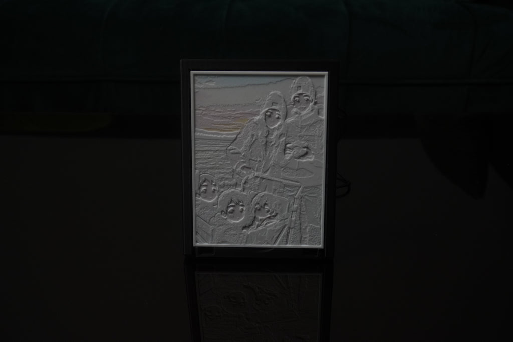 Lichtbildfoto in LED Bilderrahmen