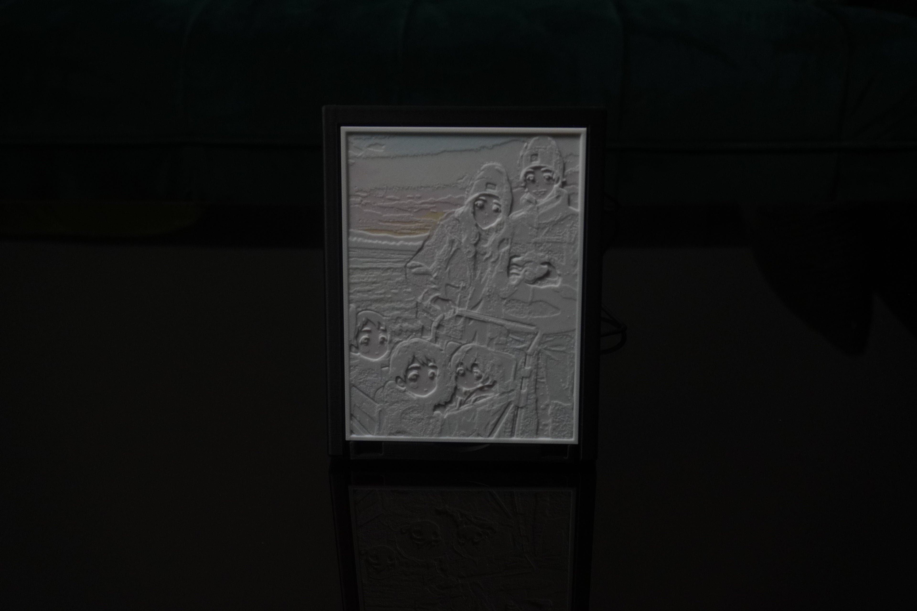 Lichtbildfoto in LED Bilderrahmen